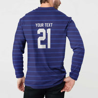 Custom France WC26 Future Champions Button Sweatshirt Past Champions Future Legends - Wonder Print Shop