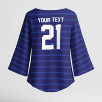 Custom France WC26 Future Champions Kimono Sleeve Blouse Past Champions Future Legends - Wonder Print Shop