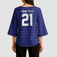 Custom France WC26 Future Champions Kimono Sleeve Blouse Past Champions Future Legends - Wonder Print Shop