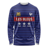 Custom France WC26 Future Champions Long Sleeve Shirt Past Champions Future Legends - Wonder Print Shop