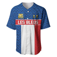 Custom France World Football Legacy Baseball Jersey 2 Times History Champions - Wonder Print Shop