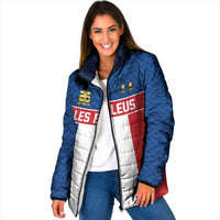 Custom France World Football Legacy Padded Jacket 2 Times History Champions - Wonder Print Shop