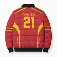 Custom Spain WC26 Future Champions Bomber Puffer Jacket Tiki Taka Football Era - Wonder Print Shop