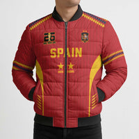 Custom Spain WC26 Future Champions Bomber Puffer Jacket Tiki Taka Football Era - Wonder Print Shop