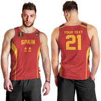 Custom Spain WC26 Future Champions Men Tank Top Tiki Taka Football Era - Wonder Print Shop
