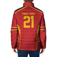 Custom Spain WC26 Future Champions Padded Jacket Tiki Taka Football Era - Wonder Print Shop