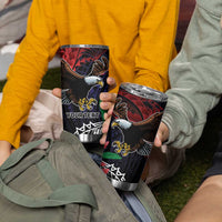 American Samoa Bald Eagle Personalized Tumbler Cup Samoa Muamua Le Atua