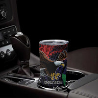 American Samoa Bald Eagle Personalized Tumbler Cup Samoa Muamua Le Atua
