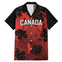 Custom Canada Rugby Family Matching Mermaid Dress and Hawaiian Shirt Maple Leaf With Sporty Style LT9 - Wonder Print Shop