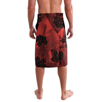 Custom Canada Rugby Lavalava Maple Leaf With Sporty Style - Wonder Print Shop