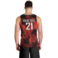 Custom Canada Rugby Men Tank Top Maple Leaf With Sporty Style - Wonder Print Shop