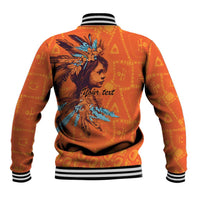 Awareness for Indigenous Orange Day Baseball Jacket Canadian Indigenous Art - Wonder Print Shop