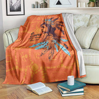 Awareness for Indigenous Orange Day Blanket Canadian Indigenous Art - Wonder Print Shop