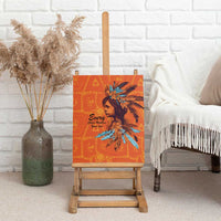 Awareness for Indigenous Orange Day Canvas Wall Art Canadian Indigenous Art - Wonder Print Shop