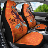 Awareness for Indigenous Orange Day Car Seat Cover Canadian Indigenous Art - Wonder Print Shop