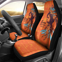 Awareness for Indigenous Orange Day Car Seat Cover Canadian Indigenous Art - Wonder Print Shop