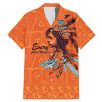 Awareness for Indigenous Orange Day Family Matching Mermaid Dress and Hawaiian Shirt Canadian Indigenous Art - Wonder Print Shop