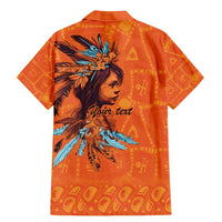 Awareness for Indigenous Orange Day Family Matching Mermaid Dress and Hawaiian Shirt Canadian Indigenous Art - Wonder Print Shop