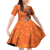 Awareness for Indigenous Orange Day Family Matching Off Shoulder Short Dress and Hawaiian Shirt Canadian Indigenous Art - Wonder Print Shop