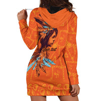 Awareness for Indigenous Orange Day Hoodie Dress Canadian Indigenous Art - Wonder Print Shop