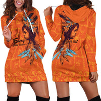Awareness for Indigenous Orange Day Hoodie Dress Canadian Indigenous Art - Wonder Print Shop