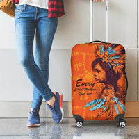 Awareness for Indigenous Orange Day Luggage Cover Canadian Indigenous Art - Wonder Print Shop