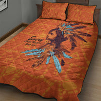 Awareness for Indigenous Orange Day Quilt Bed Set Canadian Indigenous Art - Wonder Print Shop