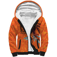 Awareness for Indigenous Orange Day Sherpa Hoodie Canadian Indigenous Art - Wonder Print Shop
