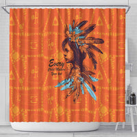 Awareness for Indigenous Orange Day Shower Curtain Canadian Indigenous Art - Wonder Print Shop