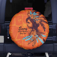 Awareness for Indigenous Orange Day Spare Tire Cover Canadian Indigenous Art - Wonder Print Shop