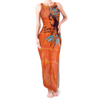 Awareness for Indigenous Orange Day Tank Maxi Dress Canadian Indigenous Art - Wonder Print Shop