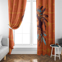 Awareness for Indigenous Orange Day Window Curtain Canadian Indigenous Art - Wonder Print Shop