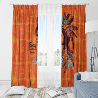 Awareness for Indigenous Orange Day Window Curtain Canadian Indigenous Art - Wonder Print Shop