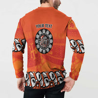 Awareness for Indigenous Orange Day Button Sweatshirt Haida Spirit Animals - Wonder Print Shop