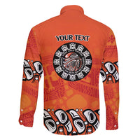 Awareness for Indigenous Orange Day Family Matching Short Sleeve Bodycon Dress and Hawaiian Shirt Haida Spirit Animals - Wonder Print Shop