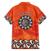 Awareness for Indigenous Orange Day Family Matching Summer Maxi Dress and Hawaiian Shirt Haida Spirit Animals - Wonder Print Shop