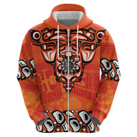 Awareness for Indigenous Orange Day Hoodie Haida Spirit Animals - Wonder Print Shop