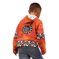 Awareness for Indigenous Orange Day Kid Hoodie Haida Spirit Animals - Wonder Print Shop