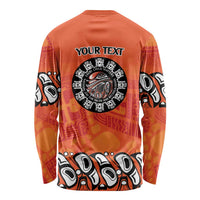 Awareness for Indigenous Orange Day Long Sleeve Shirt Haida Spirit Animals - Wonder Print Shop