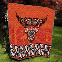 Awareness for Indigenous Orange Day Quilt Haida Spirit Animals - Wonder Print Shop