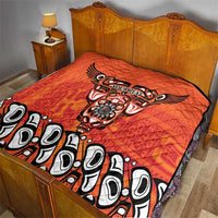 Awareness for Indigenous Orange Day Quilt Haida Spirit Animals - Wonder Print Shop