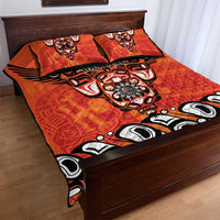 Awareness for Indigenous Orange Day Quilt Bed Set Haida Spirit Animals - Wonder Print Shop