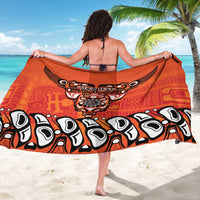 Awareness for Indigenous Orange Day Sarong Haida Spirit Animals - Wonder Print Shop