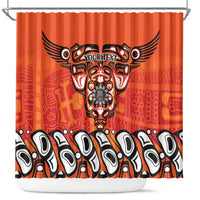 Awareness for Indigenous Orange Day Shower Curtain Haida Spirit Animals - Wonder Print Shop