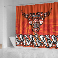 Awareness for Indigenous Orange Day Shower Curtain Haida Spirit Animals - Wonder Print Shop