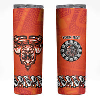 Awareness for Indigenous Orange Day Skinny Tumbler Haida Spirit Animals - Wonder Print Shop