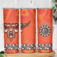 Awareness for Indigenous Orange Day Skinny Tumbler Haida Spirit Animals - Wonder Print Shop