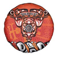 Awareness for Indigenous Orange Day Spare Tire Cover Haida Spirit Animals - Wonder Print Shop