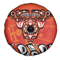 Awareness for Indigenous Orange Day Spare Tire Cover Haida Spirit Animals - Wonder Print Shop