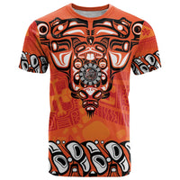 Awareness for Indigenous Orange Day T Shirt Haida Spirit Animals - Wonder Print Shop